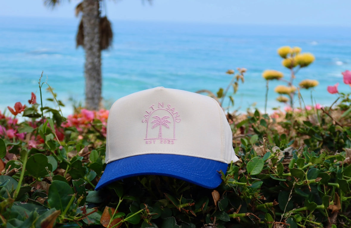 PINK PALM HAT